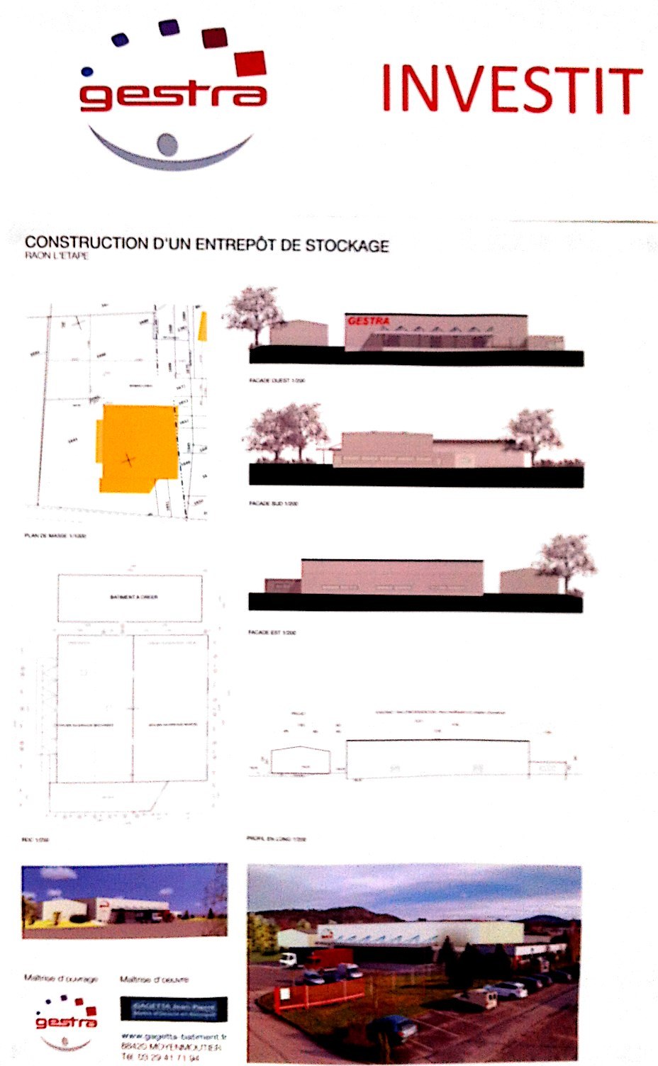 Un nouveau bâtiment de stockage pour Gestra